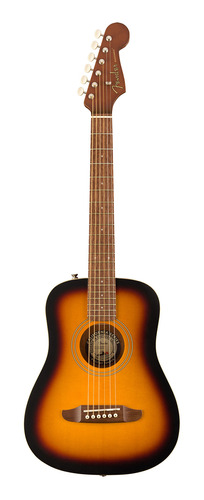 Guitarra Acustica Fender Redondo Mini 3/4 Funda Prm