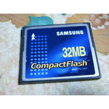 Memoria Compact Flash 32 Mb Samsung En Uso