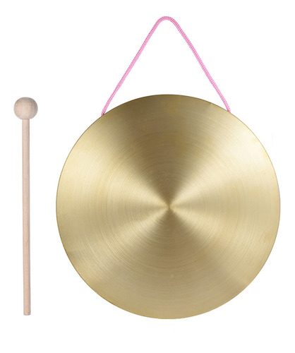 22cm Mano Gong Platillos Latón Cobre Capilla Ópera Percusión