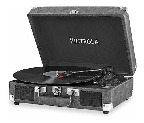 Tocadiscos Reproductor Vinilo Bluetooth Victrola Vintage