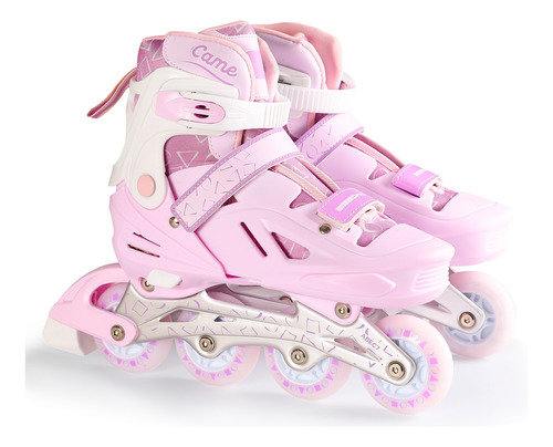 Patines En Linea Profesionales Para Niños  Ajustables Led