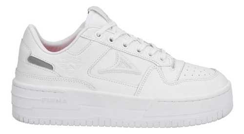 Tenis Dama Sneaker Plataforma Casual Urban Pirma 5524 Blanco