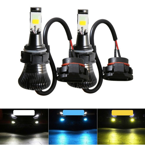 Psx24w 5202 H16 Luz Antiniebla Led Para Coche De Dos Colores