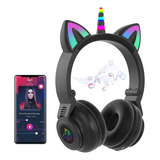 Niños Unicornio Auriculares Adolescentes Diadema Ajustable