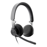 Auriculares Gamer Logitech Uc Zone Wired Con Luz Led