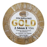 Fita Para Prótese Capilar Gold Dupla Face 2.54mm X 10m