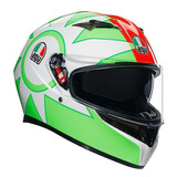 Casco De Moto Agv K3 Valentino Rossi Mugello 2018