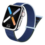 Correa Nylon Con Velcro Para Apple Watch 38/40/41/42/44/45mm