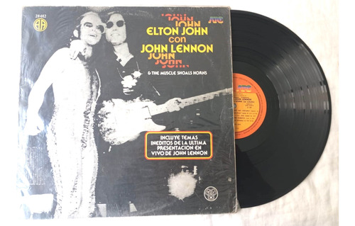 Elton John / John Lennon Live - Disco Vinilo - Beatles