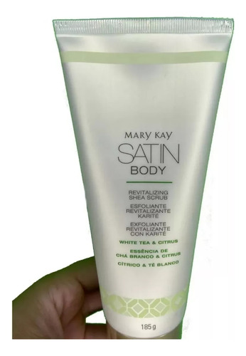 Satin Body Chá Branco Citrus Esfoliante Revitalizante Karité