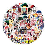 My Hero Academia B 50 Calcomanias Stickers Pvc Vs Agua Anime