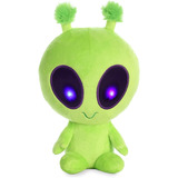 Alien Con Luz De Giro De 8 Pulgadas Color Verde Oscuro