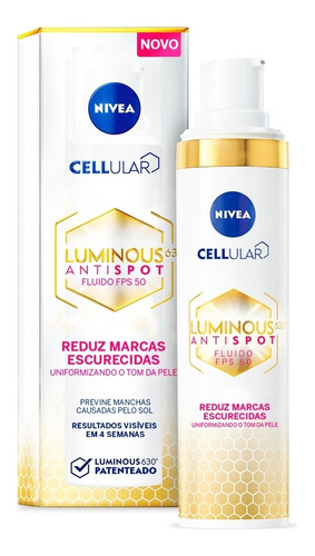 Creme Facial Anti-manchas Cellular Luminous Fps50 40ml Nivea