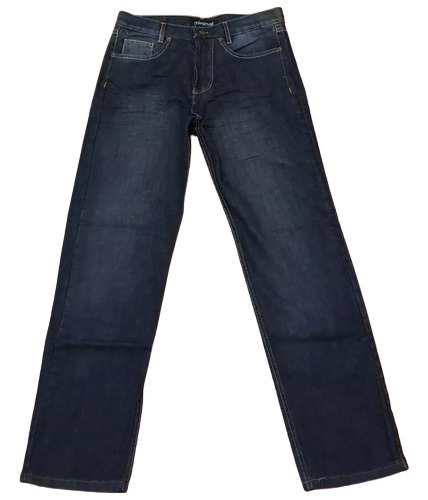 Jeans Clasico Recto Ancho Pantalon