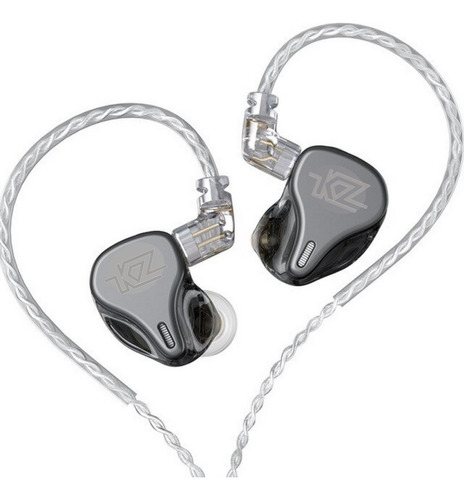 Auriculares In Ear Marca Kz Acoustics Calidad Dq6 C/mic Gris