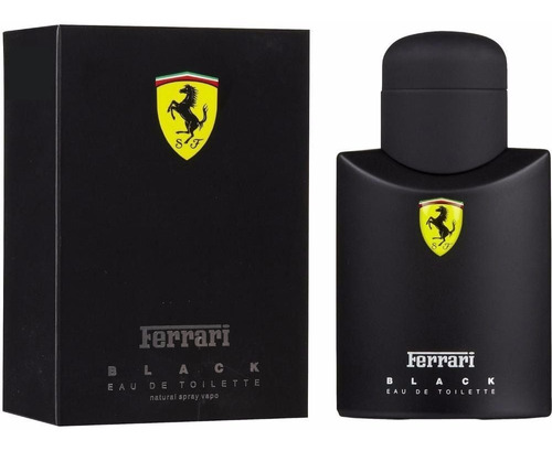 Perfume Importado Ferrari Black 125 Ml. Lacrado E Original.