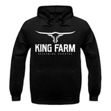 Blusa Moletom King Farm Breathing Country Cowboy Canguru