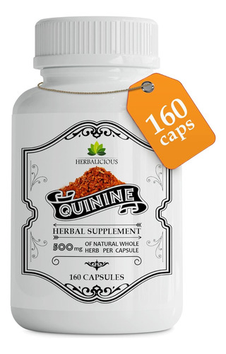 Herbalicious | Quinine | 500mg | 160 Capsules