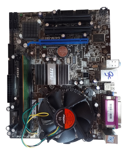 Placa Mãe Msi G41m-s01  Ddr3 2gb E7400