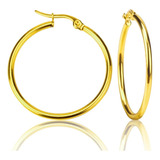 Aros Argollas Acero Quirurgico Aros Hoop Moda Regalo Mujer