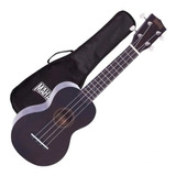 Ukelele Soprano Mahalo Mj1tbk Serie Java Negro Con Funda 6pa