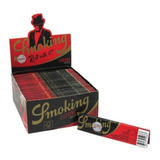 Caixa De Seda Smoking Deluxe Black Preta Link Original King
