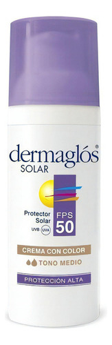 Protector Solar Dermaglos® Facial F50 | Tono Medio 50g