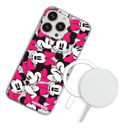 Funda Para iPhone Magsafe Minnie Mouse Personalizado