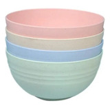 Bowl Set X 4 Fibra De Trigo Ecofriendly