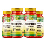 Kit C/4 Vitamina E Tocoferol 400 Ui - 240 Comp - Unilife