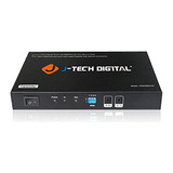 Jtech Digital 1x4 Hdmi Extender Splitter Combo Sobre Cat5eca