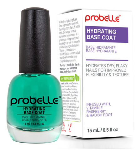 Esmalte Base Coat Hidratante Probelle Hydrating X15ml