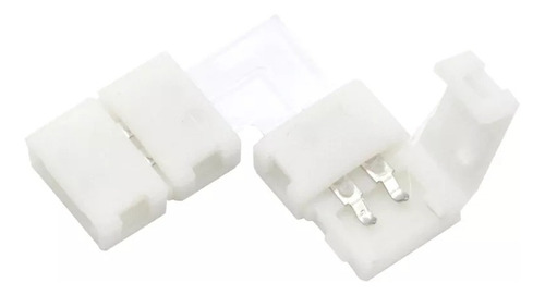 Conector L Presión Cinta Led 10mm 5050 5630 2 Pines Union