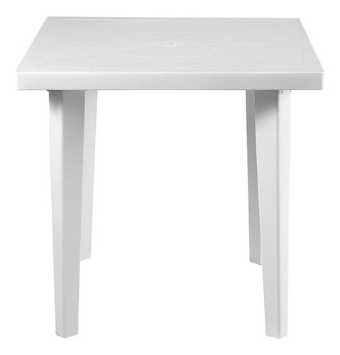 Usada Mesa Plástica Cuadrada Vanyplas 75x75 Cm Blanca