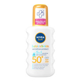 Bloqueador Solar Nivea Kids Protect Y Sensibles Spray Solar