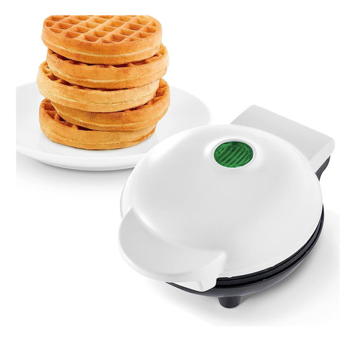 Mini Waflera Eléctrica Desayuno Infantil Personal Waffles 