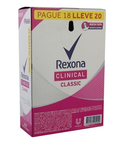 Desodorante Rexona Clinical Muj - g a $2672
