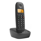 Telefone Sem Fio Residencial E Escritório Simples Ts 2510 Preto Display Luminoso Intelbras