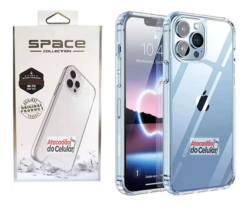 Capa Case Space Para iPhone XR 11 12 13 14 Pro Todos Modelos