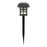 Estaca Lámpara Farol Solar Jardín Led Impermeable Exteriores