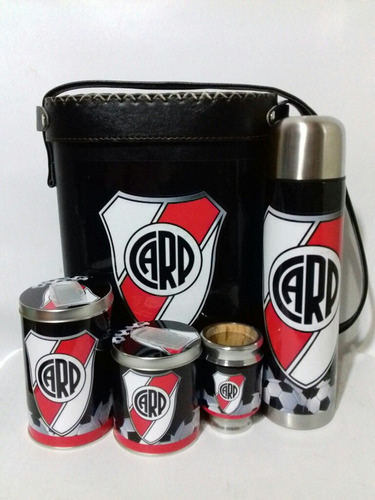 Set Matero River Plate Mate  Termo Kit Matero 