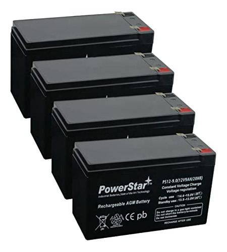 Batería Powerstar 12v 9ah Para   Pocket Mod (