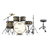 Bateria Rmv Fibertech Avelã Wood Completa 20¨,10¨,12¨,16¨ 