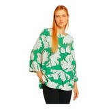 Camisola De Lino Estampada Codigo Hermes Talles Grandes