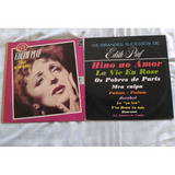 Lp Vinil Edith Piaf Lote 2 Discos Nacionais Ótimos