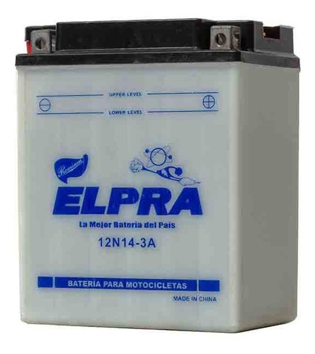 Bateria Elpra 12n14-3a Acido Incluido C/caja