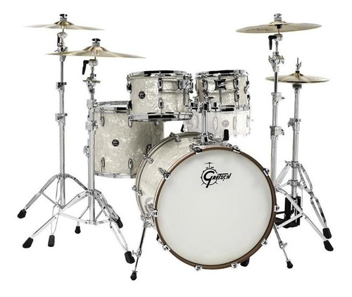 Gretsch Renown Maple Rn2-e8246 Vp Vintage Pearl Bateria 4 Cu