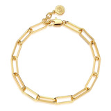 Dremmy Studios Pulsera De Cadena Con Clip De Oro Para Mujer,