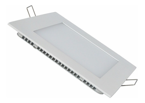 Artefacto De Embutir Panel Led 18w Cuadrado Luz Cálido Sica