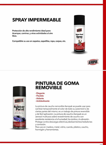 Spray Aeropak Impermeable  Zapatos ,ropa, Carpas ,ecologico